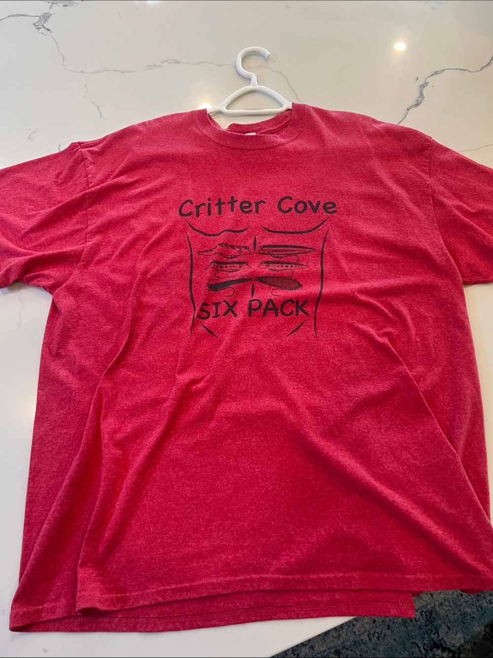 Six Pack Red Graphic Short Sleeve Tee